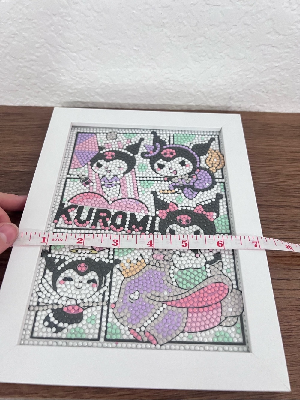 Sanrio Kuromi Diamond Art Framed Wall Decor - Picture 3 of 4